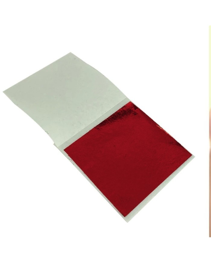 Yaprak Varak - Varak Kağıt-Kırmızı 50 Adet