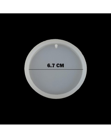 Yuvarlak Magnet Anahtarlık  Reçine Epoksi Kalıbı - TM3