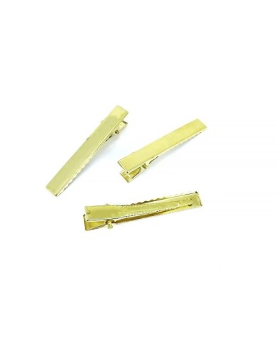 10 adet Reçine Epoksi Takı Kıskacı - Gold