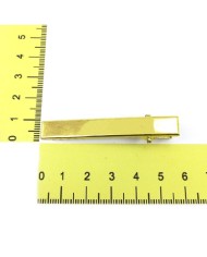 25 adet Takı Tokası Timsah Agız - Gold