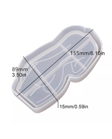 Kadın Bardak Altı Reçine Epoksi,Mum,Sabun ve Beton Kalıbı -Kod:234