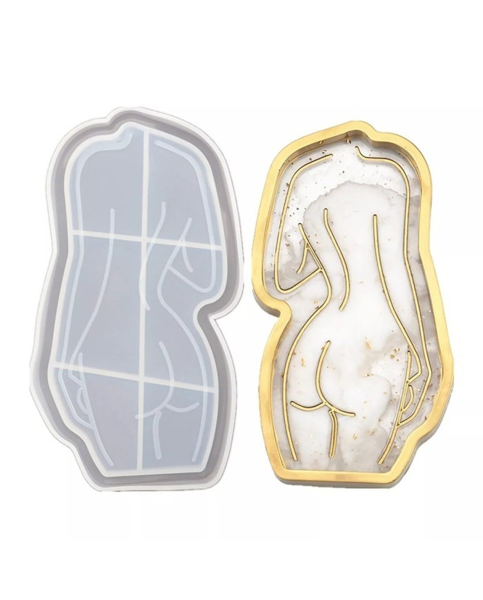 Kadın Bardak Altı Reçine Epoksi,Mum,Sabun ve Beton Kalıbı -Kod:234