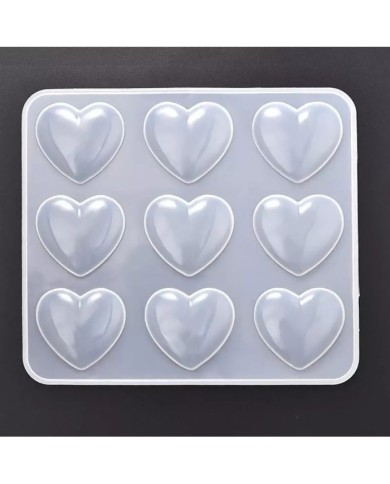 Çoklu Kalp Reçine Epoksi ve Sabun Kalıbı -Kod:275