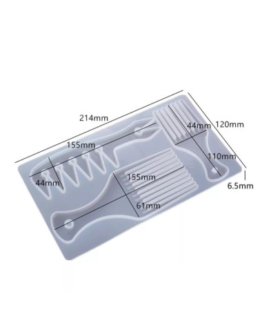 Tarak Reçine Epoksi Kalıbı -Kod:912