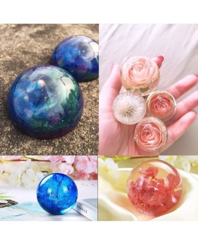 Küre Yuvarlak Reçine Epoksi ve Mum Kalıbı 8 cm -Kod:979