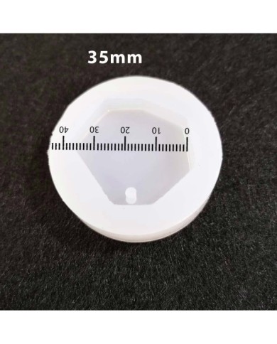 5 Adet Delikli Kolye - Reçine Epoksi Kalıp - E1