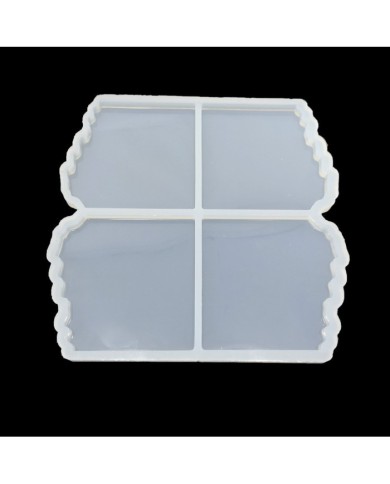 5 Adet Dörtlü Bardakaltı Kalıp - Reçine Epoksi Kalıp - ÇB4