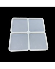 5 ADET Kare Dörtlü Kalıp - Reçine Epoksi Kalıp - ÇB1