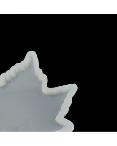 5 ADET Yaprak Bardak Altı - Reçine Epoksi Kalıp - B13