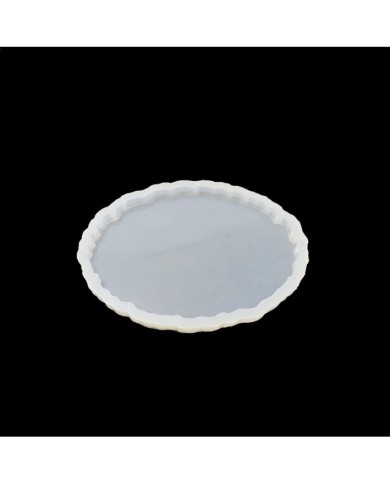 5 Adet Bardak Altı Reçine Epoksi Kalıp - Oval - B5