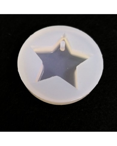 5 ADET Delikli Yıldız - Reçine Epoksi Kalıp - E8