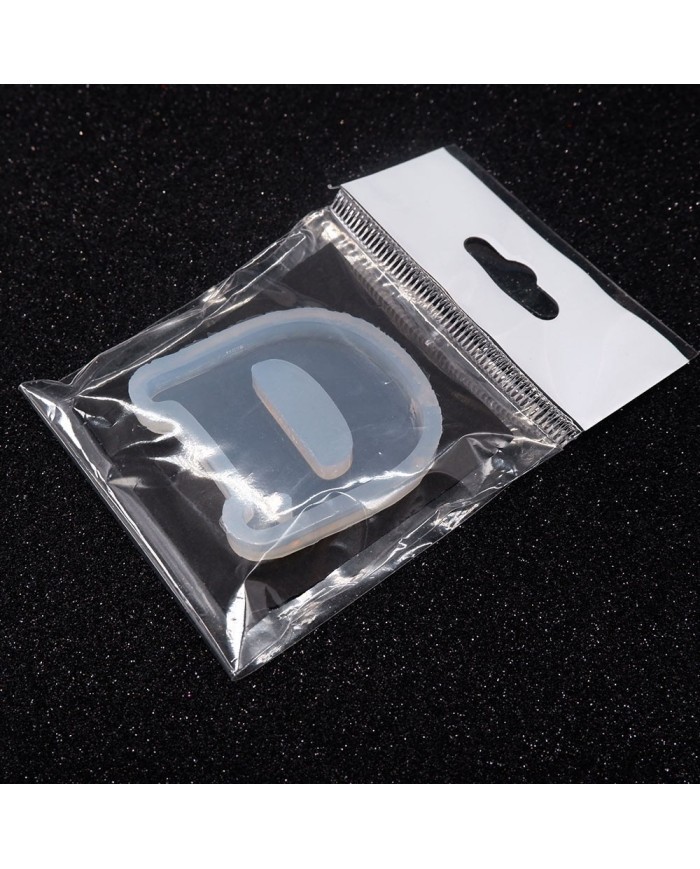 5 Adet Reçine Epoksi Harf Kalıp - D