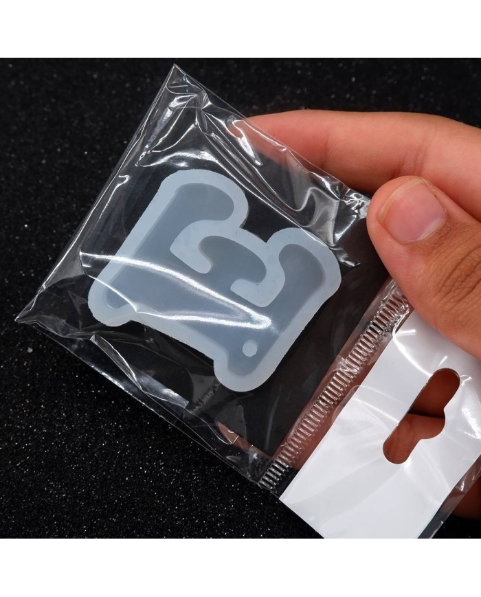 5 Adet Reçine Epoksi Harf Kalıp - E