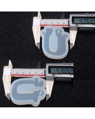 5 Adet Reçine Epoksi Harf Kalıp - Ü