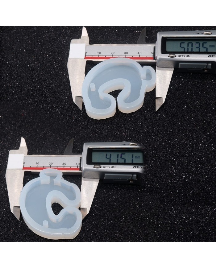 5 Adet Reçine Epoksi Harf Kalıp - Ç