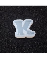 5 Adet Reçine Epoksi Harf Kalıp - K