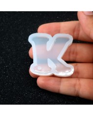 5 Adet Reçine Epoksi Harf Kalıp - K