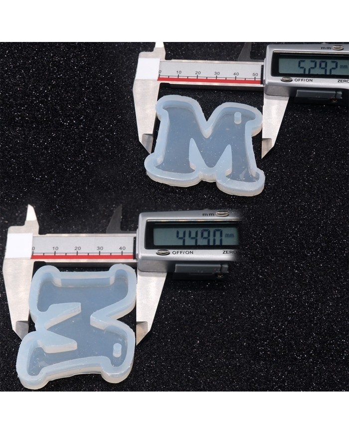 5 Adet Reçine Epoksi Harf Kalıp - M