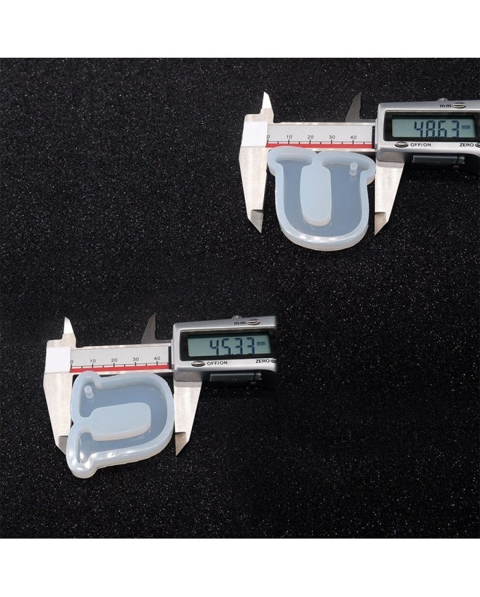 5 ADET Reçine Epoksi Harf Kalıp - U