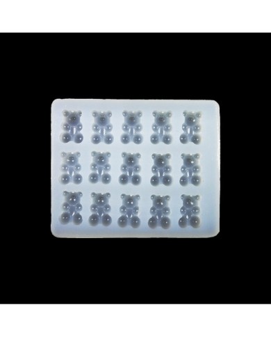 5 Adet - BÜYÜK HARİBO AYI REÇİNE EPOKSİ KALIBI - H1