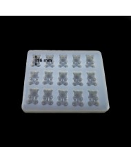 5 Adet - BÜYÜK HARİBO AYI REÇİNE EPOKSİ KALIBI - H1