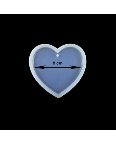 5 Adet - Kalp Reçine Epoksi Kalıbı