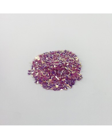 Üçgen Pul Kırığı - Parlak Pembe 10 gr