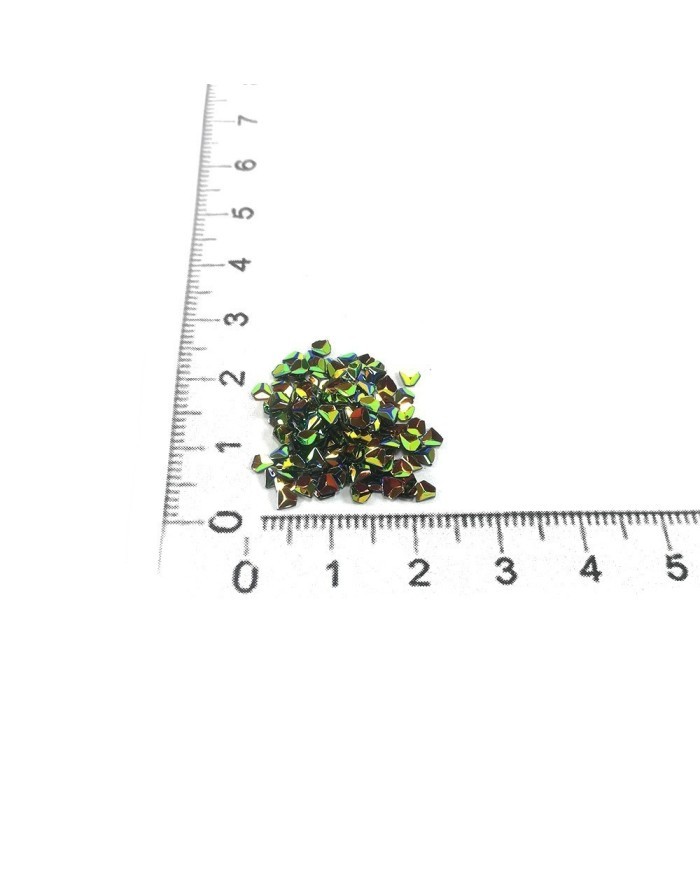 Üçgen Pul Kırığı - Parlak Yeşil 10gr