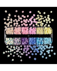 Beyaz Epoksi Süsleme Pulu Saplı Papatya - 5 gram