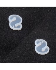 5 Adet - Reçine Epoksi Harf Kalıp - S