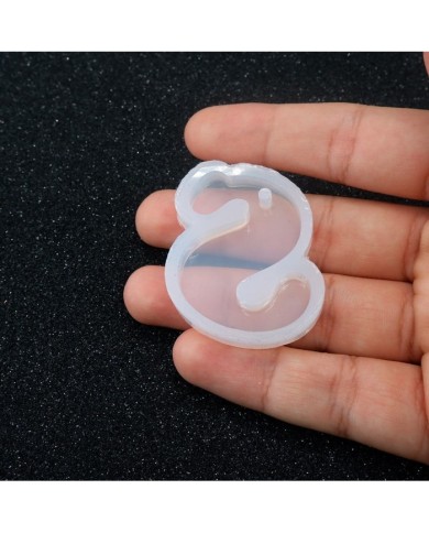 5 Adet - Reçine Epoksi Harf Kalıp - S