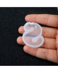 5 Adet - Reçine Epoksi Harf Kalıp - S