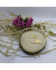 Sincap Model Tek Kulplu Reçine Metal Kolye Ucu Renk Seçmeli