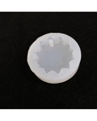 5 Adet - Güneş Kolye Reçine Epoksi Kalıp-delikli - E23