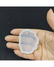 Reçine Epoksi Kalıp Kolye Anahtarlık Bulut  - A22