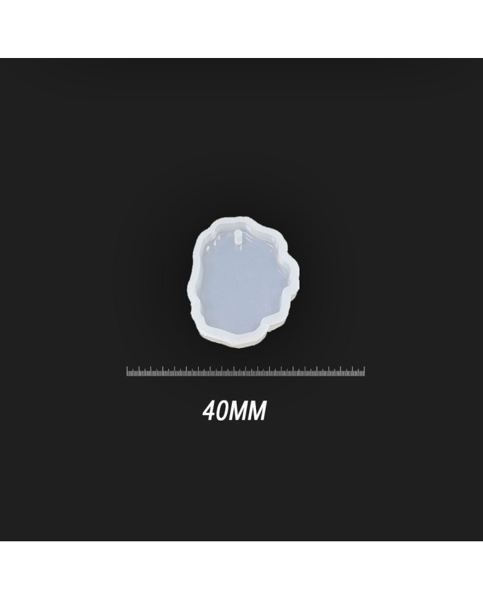 Reçine Epoksi Kalıp Kolye Anahtarlık Bulut  - A22