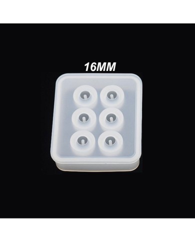 5 Adet - Yuvarlak Boncuk Tesbih Reçine Silikon Kalıbı -16 mm  249