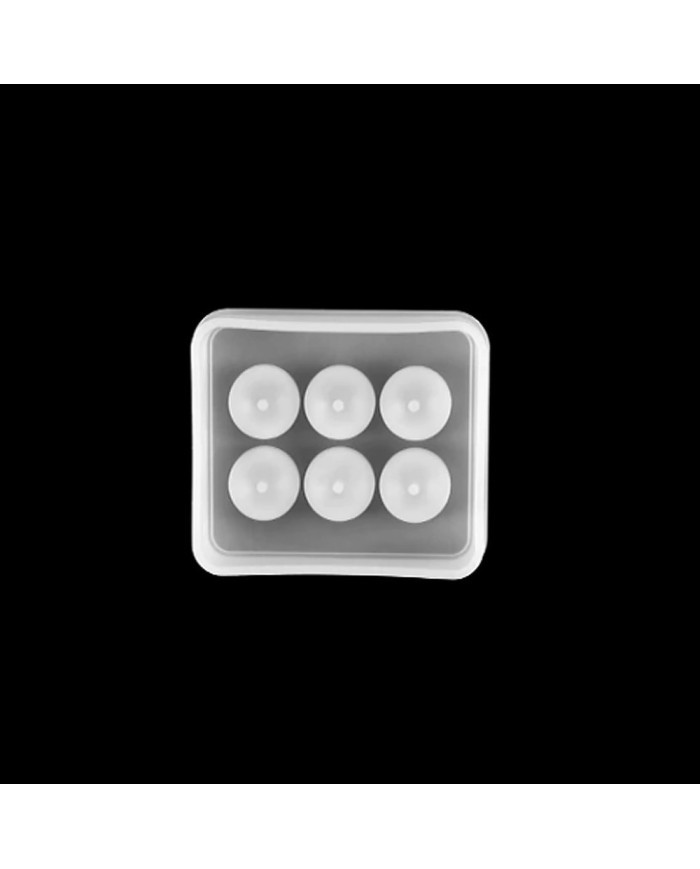 5 adet - Reçine  Epoksi silikon Boncuk Kalıbı -12mm- 161