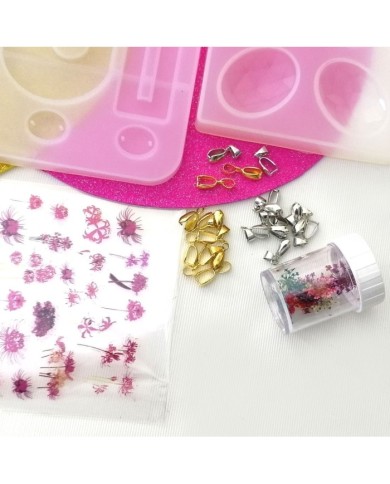 Reçine Epoksi Kolye Seti - (375ml reçine) - 212,82,126,127