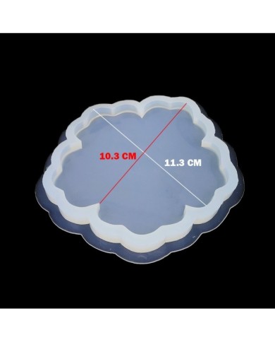 5 Adet - Yonca Reçine Epoksi Kalıp - B18