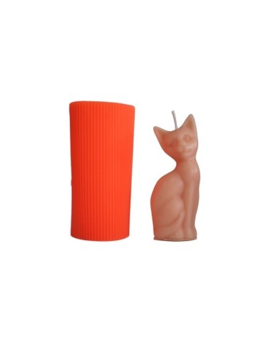 Kedi Silikon Mum Kalıbı M-173