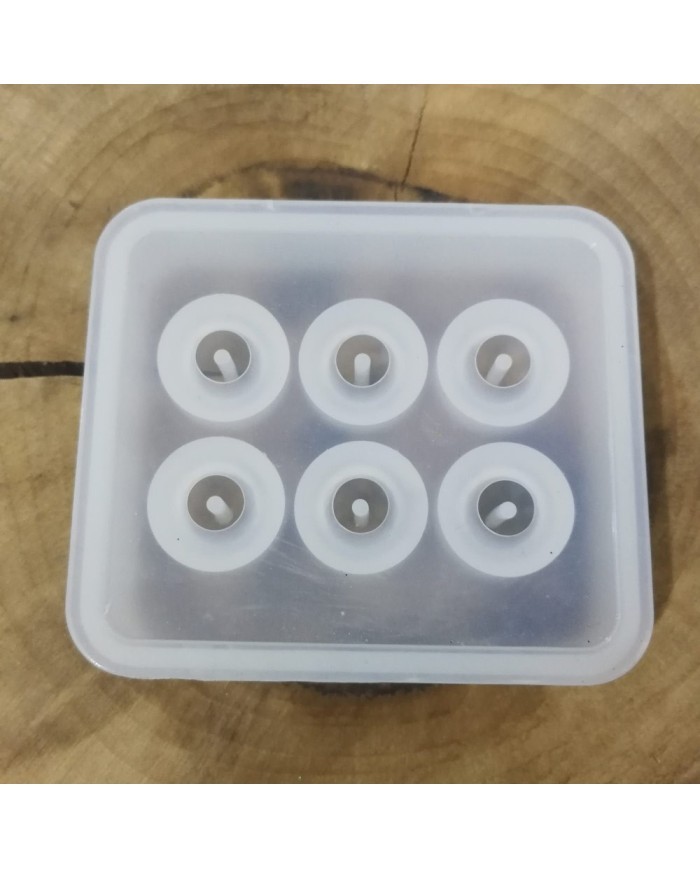 16 mm Yuvarlak Boncuk Tesbih Reçine Silikon Kalıbı -Kod:249