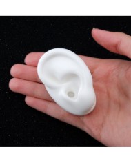 Silikon Kulak Sağ 25 Adet Beyaz -  Takı ve Bijuteri Küpe  Mankeni