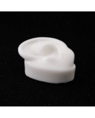 Silikon Kulak  Sol 25 Adet Beyaz  - Takı ve Bijuteri Küpe  Mankeni