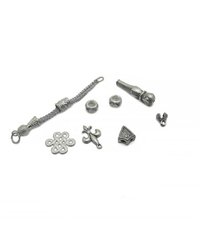 Tesbih Seti Gümüş Tura Figürü Model - 1 Set