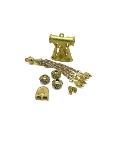 Tesbih Seti Gold Çan Figürü Model - 1 Set