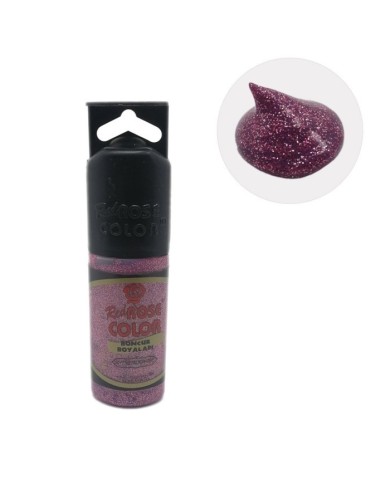 Red Rose Color Metalik Pembe Boncuk Boyaları - 1017