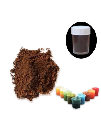 Toz Mum Boyası - Kahverengi 10Gr Toz Mum Boyası - Kahverengi 10Gr