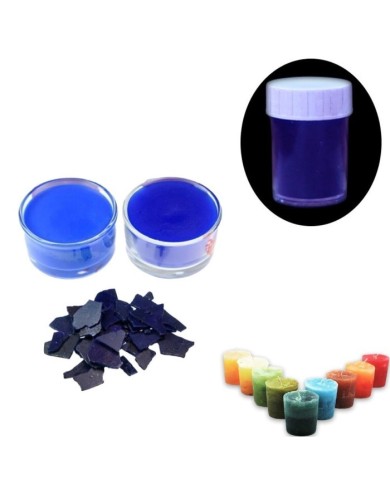 Toz Mum Boyası - Mavi 10Gr Toz Mum Boyası - Mavi 10Gr