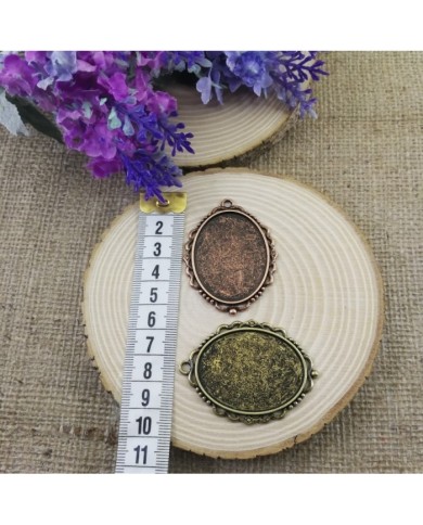 Kolye Ucu Eskitme Oval Antik Sarı